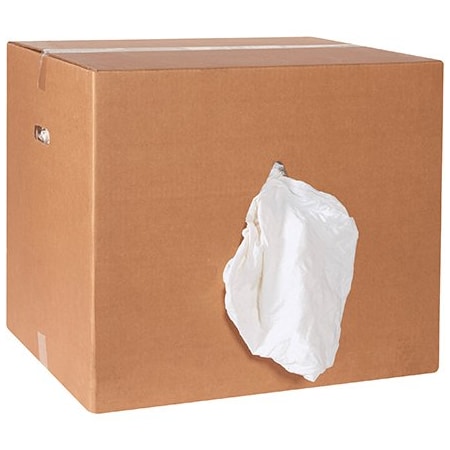 Bsc Preferred Box of Rags - Premium White T-Shirt, 440PK BUY00087397